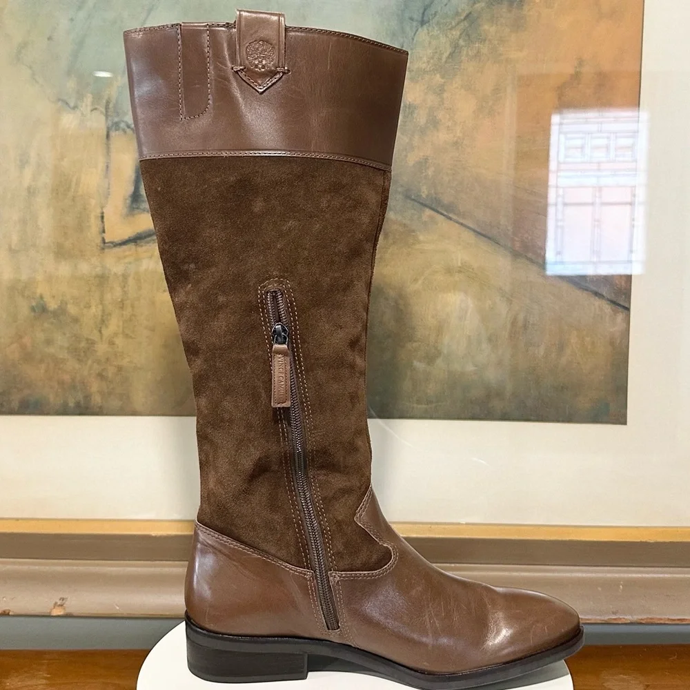 🌸VINCE CAMUTO 🌸 Selpisa Knee High Boot Dark Brown Size: 8.5M